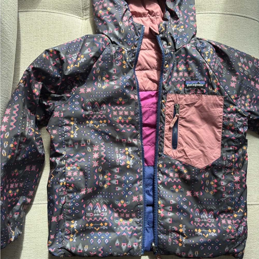 Patagonia Colorblock Puffer Down Jacket - Reversible - Picture 5 of 8